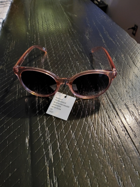Vans Accessories - Vans Round Pink Transparent Frame Sunglasses